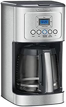 Cuisinart DCC-3200 14カップ ガラスカラフェ ステンレススチールハンドル プログラム可能なコーヒーメーカー ブラックスチール