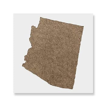 【中古】Arizona Stateステンシルテンプレート???再利用可能なステンシルwith複数サイズあり 20"x20"