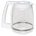【中古】【未使用未開封】Cuisinart DGB-500WRC 12カップ 交換用コーヒーカラフェ ホワイト