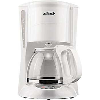 yÁzBrentwood 12-Cup Digital Coffeemaker (White)