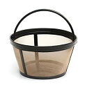 【中古】Basket-Style Gold Tone Coffee filters designed for Mr. Coffee 10-12 cup basket-style coffeemakers 2 Pieces