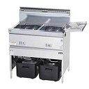 【中古】【未使用未開封】マルゼン(maruzen)ガスフライヤー(スタンダードシリーズ) 自動点火 W830×D600×H800mm MGF-18WK