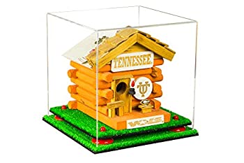 【中古】Better Display Cases アクリル製万能ディスプレイケース 芝底付き 9.75 X 9.75 X 9.75 Clear Red Risers A027