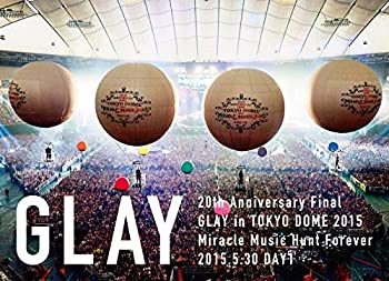 【中古】【未使用未開封】20th Anniversary Final GLAY in TOKYO DOME 2015 Miracle Music Hunt Forever[DVD-STANDARD EDITION-(DAY1)]