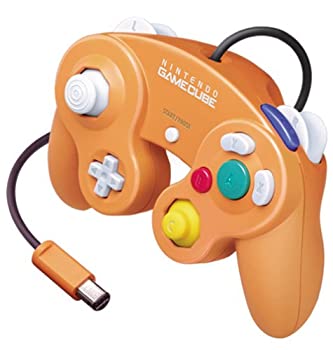 【中古】【輸入品日本向け】ニンテンドーゲームキューブ専用コントローラ オレンジ