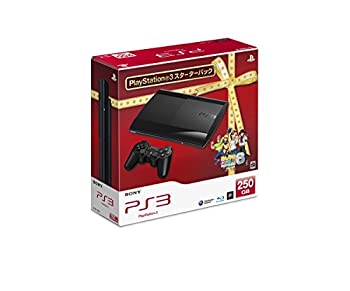 【中古】【輸入品日本向け】PlayStation 3 250GB スターターパック チャコール・ブラック みんなのゴルフ6同梱 (CEJH-10022)