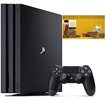 【中古】【未使用未開封】PlayStation 4 Pro ジェット・ブラック 1TB (CUH-7200BB01) 【特典】 オリジナルカスタムテーマ (配信)