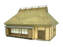【中古】さんけい 1/87 情景シリーズ 茅葺民家-1 MK05-07 ペーパークラフト