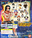 【中古】ワンピース ONEPIECE ストラップ エース救出への道 全7種 HG全7種 1 モンキー・D・ルフィ 2 マゼラン 3 ポ