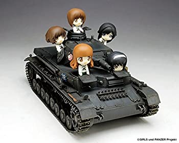 【中古】【未使用未開封】【輸入品日本向け】プラッツ ガールズ&パンツァー IV号戦車D型 あんこうチーム プチあんこうチーム付き 1/35スケール プラモデル