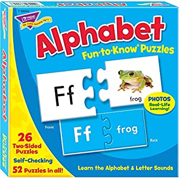 yÁzgh pP pY At@xbg Trend Alphabet Fun to Know Puzzles T-36002