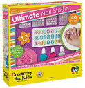【中古】【未使用未開封】Creativity for Kids Ultimate Nail Studio Activity 子供の究極のネイル ??スタジオ?アクティビティの創造♪ハロウィン♪クリスマス♪