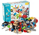 【中古】BRIO ( ブリオ ) ビルダー コンストラクションセット [全136ピース] 対象年齢 3歳~ ( 大工さん 工具遊び おもちゃ 知育玩具 ) 34587