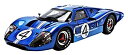 【中古】【未使用未開封】1967 Ford GT MK IV 4 Blue LeMans 24 Hours 1/18 by Shelby Collectibles SC426