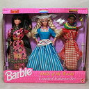 【中古】Barbie Dolls of the World Set - Chinese Dutch Kenyan Doll