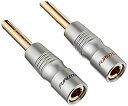 【中古】【未使用未開封】FURUTECH ADL オーディオグレード バナナプラグ 24k金メッキ処理 4本1組 FP200B-G