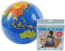 【中古】【未使用未開封】ビーチボール地球儀 30cm