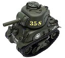 【中古】【未使用未開封】モンモデル ワールドウォートゥーンズ アメリカ中戦車 M4A1 シャーマン 色分け済みプラモデル MWWT002