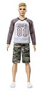 【中古】【未使用未開封】Barbie Ken Fashionistas Camo Comeback Doll