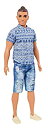 【中古】Barbie Ken Fashionistas Distressed Denim Doll Broad
