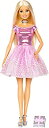【中古】Barbie(バービー) ハッピーバースデードール ブロンド キラキラのピンクパーティドレス プレゼント付き 3〜7歳向けギフト