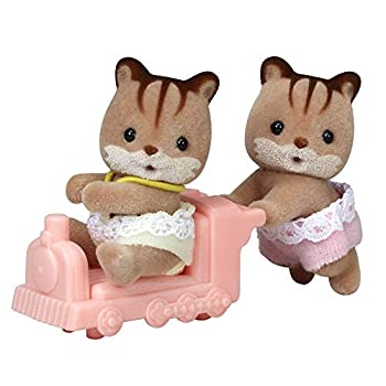 【中古】シルバニアファミリー くるみリスのふたごちゃん