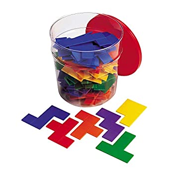 【中古】ラーニング リソーシズ(Learning Resources) 知恵の板 レインボー ペントミノ Rainbow Premier Pentominoes...