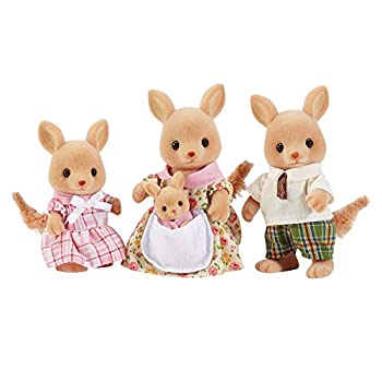 【中古】Calico Critters Hopper Kangaroo Family Set