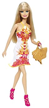 【中古】【未使用未開封】Barbie Fashionista Barbie Doll White Floral Dress by Barbie