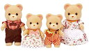 【中古】【未使用未開封】Calico Critters Cuddle Bear Family Doll by Calico Critters