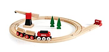 【中古】BRIO クラシックレール貨物輸送セット 33010
