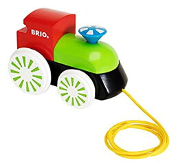 【中古】【未使用未開封】BRIO 木製蒸気機関車(カラー) 30240