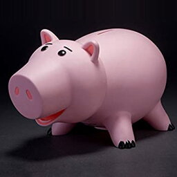 【中古】可愛い 豚 貯金箱 子供 おもちゃ トイストーリー ハム豚（ピンク）