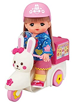 【中古】メルちゃん おせわパーツ おうちへおとどけ! うさぎさんバイク