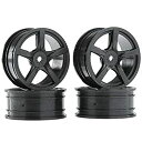 【中古】【未使用未開封】タミヤ ホップアップオプションズ No.1739 OP.1739 5本スポークホイール 4本 24mm幅 オフセット0 強化タイプ ツー...