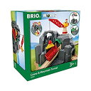 【中古】【未使用未開封】BRIO (ブリオ) WORLD クレーン&マウンテントンネル [ 木製レール おもちゃ ] 33889