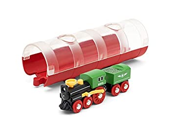 【中古】【未使用未開封】BRIO BRIO WORLD スチームトレイン&トンネル 33892 ABS 33892