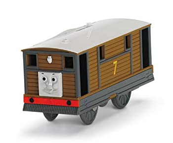 【中古】【未使用未開封】Thomas the Train - Thomas & Friends Trackmaster きかんしゃトーマスとなかまたち トビー - Toby (R9209) プラレールのレールでも走ります