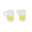 【中古】1ペア ドールハウス ビール 1/12 手作り アクセサリー