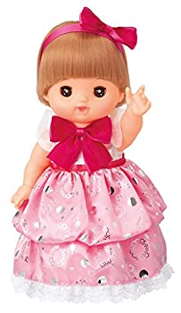 【中古】メルちゃん きせかえセット ピンクのキラキラドレス