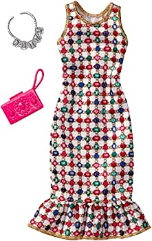 yÁzygpJzBarbie Fashions Complete Look - Multicolored Gem Dress
