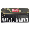 【中古】【MARVEL/マーベル】迷彩ファスナー付き長財布(GR)49940