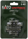 【中古】KATO HOゲージ 交差線路 90° 1本入 2-401 鉄道模型用品