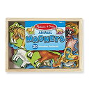 【中古】【未使用未開封】Melissa&Doug メリッサ&ダグ 知育 おもちゃ マグネット アニマルマグネット 2才~