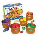 【中古】ラーニング リソーシズ(Learning Resources) ままごと 野菜 果物 カラーソーティングセット LER3060