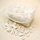 【中古】花はじき「白」500g ケース入り【おままごとに】