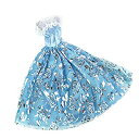 【中古】【ノーブランド品】ドール用 人形用 ドレス 花付 アクセサリー 豪華 5タイプ (No.5)