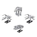 【中古】スター・ウォーズ 1/144 & 1/350 & 1/540『スター・ウォーズ/最後のジェダイ』クリアビークルセット プラモデル