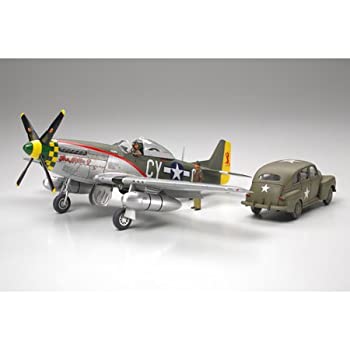 【中古】タミヤ 1/48 スケール限定シリーズ アメリカ陸軍 P 51D マスタング & スタ...
