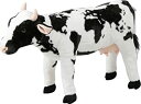 【中古】不二貿易 座れるぬいぐるみ アニマルスツール ウシ 耐荷重80kg ワールドマップ柄 47302